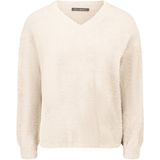 Gebreide pullover met V-hals