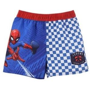 Marvel Spiderman - Zwembroek - Maat 98 - Blauw - Spider-Man - Zwemboxer