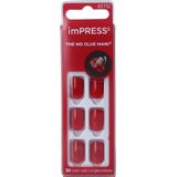 imPRESS Color - Reddy Or Not - Kunstnagels - 30 stuks