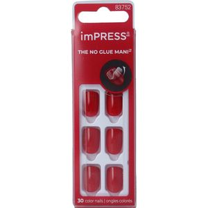 imPRESS Color - Reddy Or Not - Kunstnagels - 30 stuks