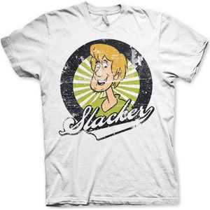 Scooby Doo Shaggy The Slacker T-Shirt White-S