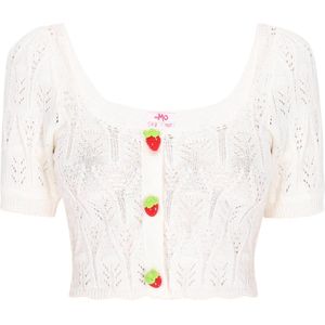 myMo - Top - Korte Mouwen - Ajourmotief - Lente-Zomercollectie