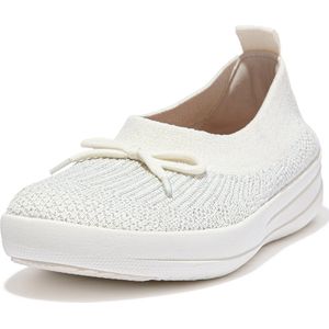 FitFlop Uberknit Slip-On Ballerina With Bow Poly/nylon BEIGE - Maat 40