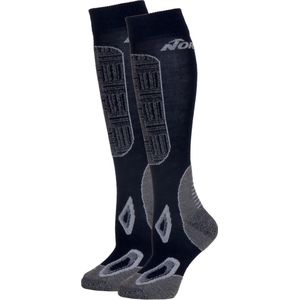 Nordica High Performance  Wintersportsokken - Maat 35-38 - Vrouwen - donker blauw/wit
