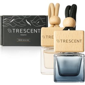 Trescent Autoparfum Set 'Million One & Bella' - Autogeur 2x10 ml - Luchtverfrisser Auto - Luxe Autogeurtjes Hanger - Tot 10 weken geurbeleving per flesje