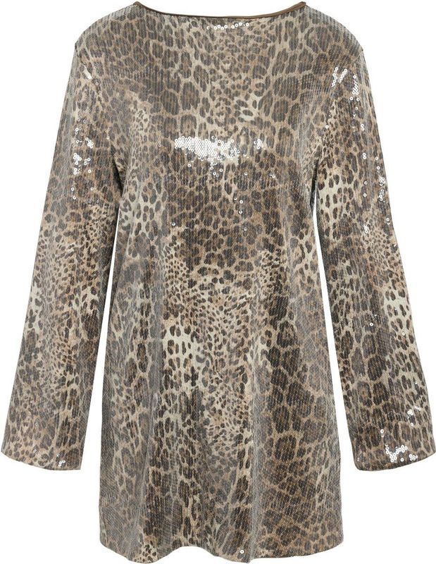 Noisy may - Nmjessy Mini Sequin Dress - Jurk - Zilver - Dames