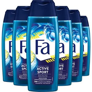 FA - Douchegel Active Sport - Voordeelverpakking - 6 x 250 ml