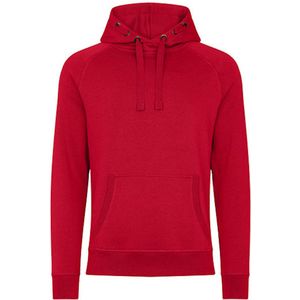 Unisex Premium Raglan Hoodie met capuchon Red - L