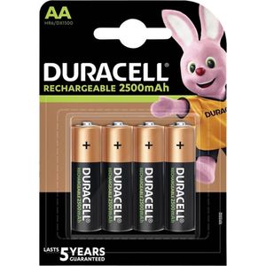 Duracell AA Oplaadbare Batterijen - 2400 mAh - 4 stuks