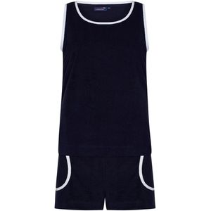 Dames Shortama Rebelle - Sporty - Badstof - Blauw - Maat 48