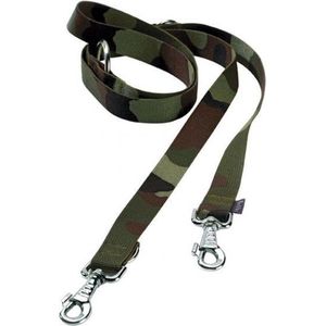 Topmast Hondenriem - Verstelbaar - Camouflage - Hondenlijn - Trainingslijn - Nylon - 200 cm x 20 mm - Sterk
