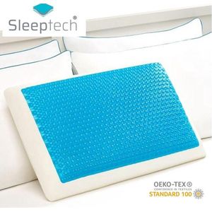 Sleeptech®  Traagschuim - NASA - Memory kussen - Hoofdkussen met koelgel 40x60 cm | Ergonomisch | Orthopedisch | Nekklachten |
