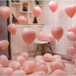 Ballonnen - Ballonnenpakket - Hartjes Ballonnen - Gekleurde Ballonnen - Party Decoratie - Kids Party - Bruiloft - Macaron Oranje