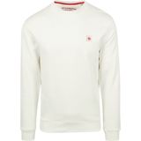 Scotch and Soda - Essential Sweater Off White - Heren - Maat XL - Regular-fit