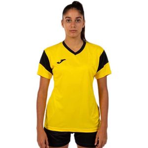 Joma - Phoenix Set - Geel - Korte Broek en T-shirt - V-hals - Korte Mouwen