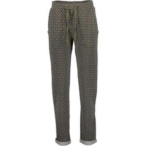 Blue Seven dames broek - 'jogging' broek dames - 263083 - groen/zwart - maat 42