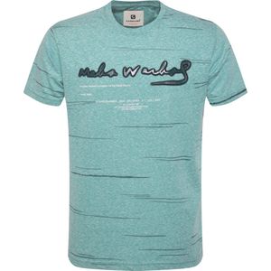 Gabbiano T-shirt T Shirt Met Print 14016 500 Green Mannen Maat - L
