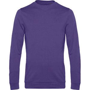 2-Pack Sweater 'French Terry' B&C Collectie maat XS Radiant Purple/Paars