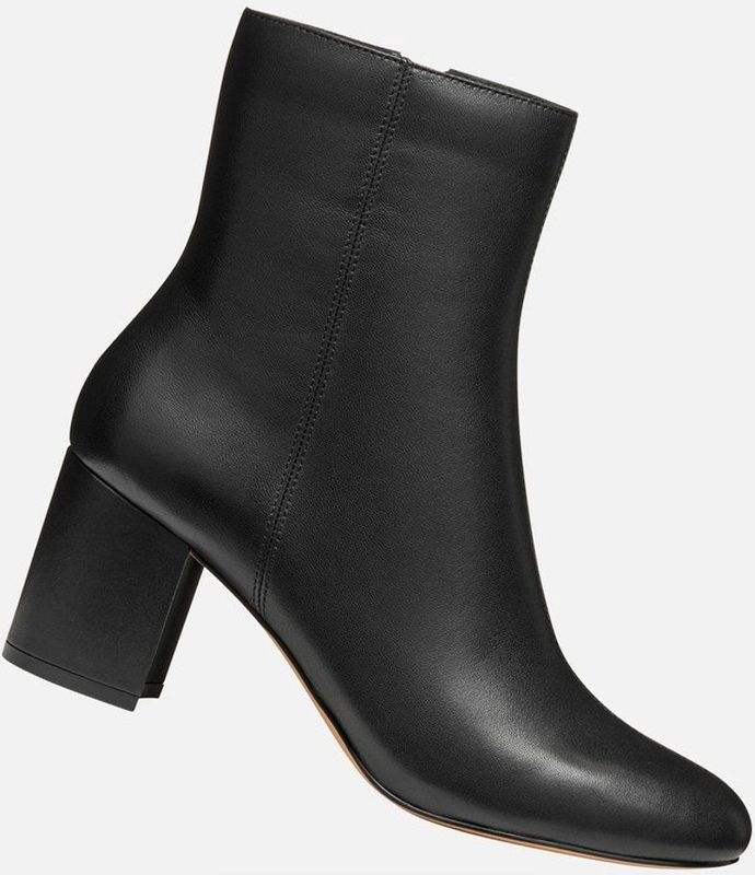 Geox - Virnilisa 65 - Dameslaarzen - Zwart - Hielhoogte 6,5 cm