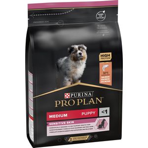 Pro Plan Puppy Medium Sensitive Skin - Honden Droogvoer - Zalm - 3 kg