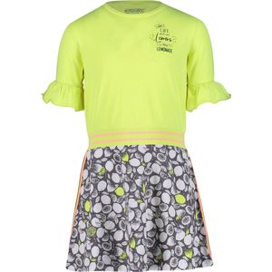 4PRESIDENT Meisjes jurk - Neon Yellow - Maat 92 - Meisjes jurken
