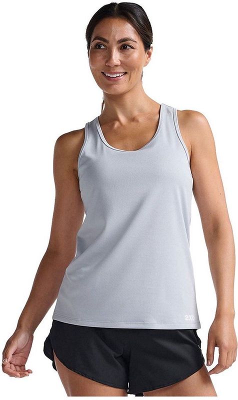 2XU - Aero Singlet - Mouwloos T-shirt - Wit