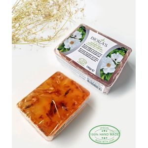 Jasmijn Beauty Zeep - Verzacht Fijne Lijntjes en Kalmeert de Huid – Herstelt en Verfrist met Natuurlijke Jasmijn – Dierproefvrij & Vegan