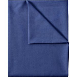 linnen lakens van 100% katoen, bedlakens zonder elastiek, in vele formaten en kleuren, 150 x 250 cm, marineblauw