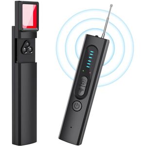 Camera detector - spy camera - verborgen camera detector - Verborgen cameradetector - 3-in-1 verborgen cameradetector - Draagbare mini-ontwerp spioncameradetector - Geschikt voor hotel, badkamer, kantoor, autorijden, anti-inbraakfotografie, algehel