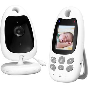 Babyfoon met Camera en Wifi - Babyphone met Thermometer - Two-Way Audio - Nachtzicht