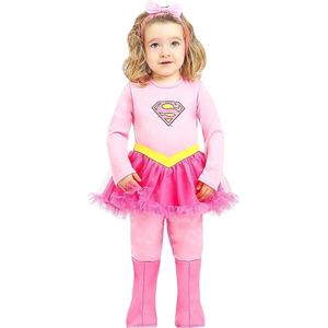 FUNIDELIA Supergirl kostuum voor baby - 0-6 mnd (50-68 cm) - Roze