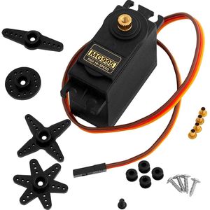 AZDelivery MG995 Micro Digital Servo Motor voor RC Robots Helikoptervliegtuigen compatibel met Arduino inclusief E-Book! 1