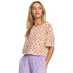 Roxy - Power Check - T-shirt - Crop - Korte Mouwen