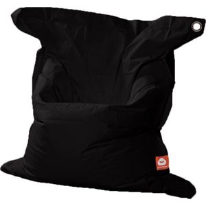 Whoober rechthoek zitzak St. Tropez XL outdoor zwart - Wasbaar - Voor binnen en buiten