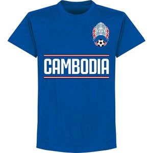 Cambodja Team T-Shirt - Blauw - L