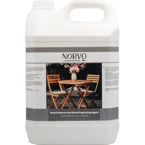 Wovar Norvo | Houtreiniger en Hout Ontgrijzer | 5 Liter | Per stuk