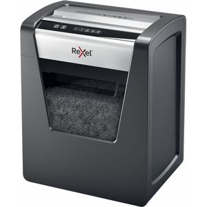 Rexel Momentum M510 Papierversnipperaar P-5 Micro voor Kantoor en Thuiswerken - Invoer tot 10 A4-Vellen - Zwart