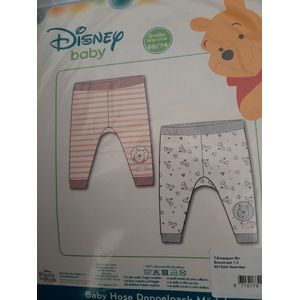Disney baby poeh set van 2 broekjes maat 62/68