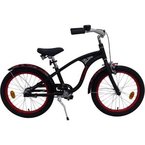 Volare Miracle Cruiser Kinderfiets - Jongens - 16 inch - Mat Zwart - Prime Collection