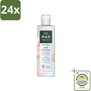 N.A.E. - Toning Lotion - Zuiverend & Hydraterend - Biologisch & Vegan - 200ml - Voordeelverpakking - 24 stuks - N.A.E. toner - Vegan toner