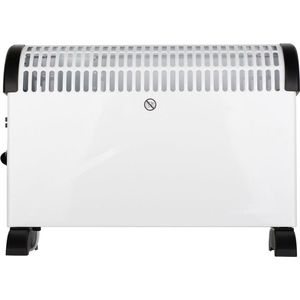 BRASQ Convector Kachel CH300 - Elektrische kachel wit tot 2000 Watt - 3 standen - tot 20M2