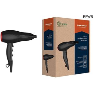 RFWR® Haardroger 1800 W met Koude Stand en Keramische Bescherming - 3 Temperatuur- en 2 Luchtstroomstanden
