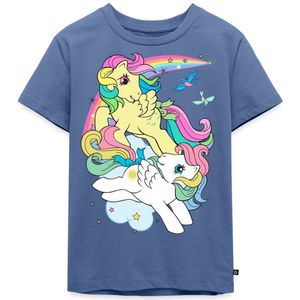 My Little Pony Retro Pony's Met Gekleurde Manen Premium T Shirt Kinderen