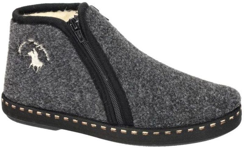 Hush Puppies - 45.Douvent - Pantoffels - Antraciet - Heren