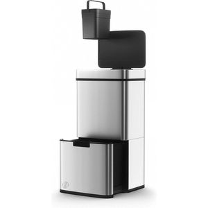 Equivera Statiegeld Containter - Afvalscheiding - Recycle Afvalbak - Lege Flessen - Nieuw Model 2024 - Statietas