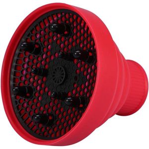 Opvouwbare diffusor voor haardroger, geschikt voor krullend en golvend haar, zorgt voor gelijkmatige warmteverdeling en natuurlijke volumeboost tijdens het stylen