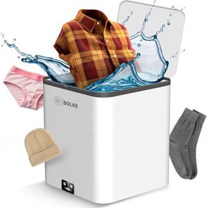Bolke® - Mini wasmachine - kleine wasmachine - camping wasmachine - compact - Mooi design - 4.5L- Makkelijk mee te nemen!