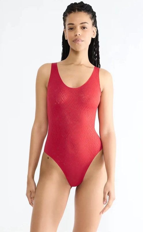 Sloggi - Zero Feel Bliss - Naadloze Kanten Dames Body - Rood