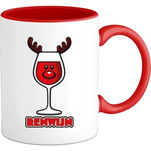 Renwijn - Mok - Rood