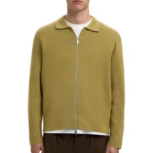 Selected Light Knit Full Zip Cardigan Vest Heren - Maat M